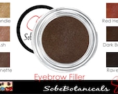 Fill Me In Eyebrow filler loose powder Natural look Mineral makeup eye brow Ash, Blondie, Brunette, Dark Brow, Raven, Red head (5g)
