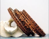 B1203 Leather Bangless Banglettes set of 4