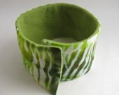 FERN hand dyed fabric scarflette