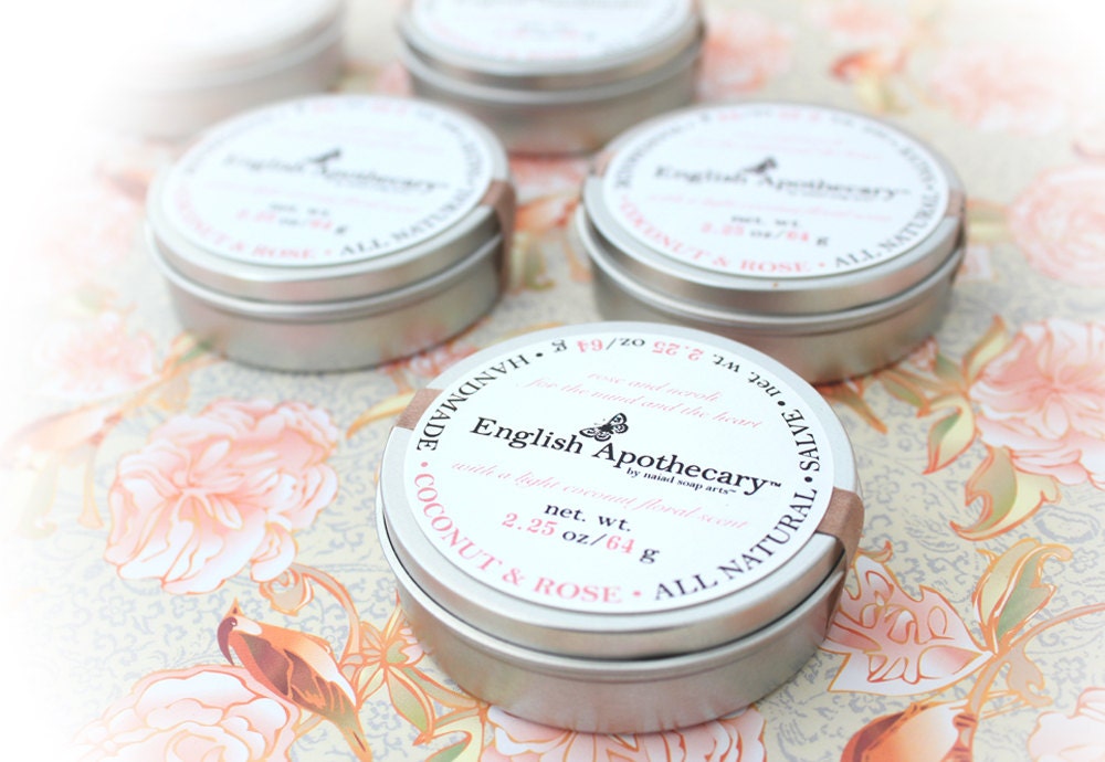 Coconut Rose Salve - with Argan Oils and Rose Absolute