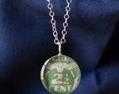 Dutch Postage Stamp Necklace - Medium