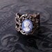 Blue Lady Cameo Ring