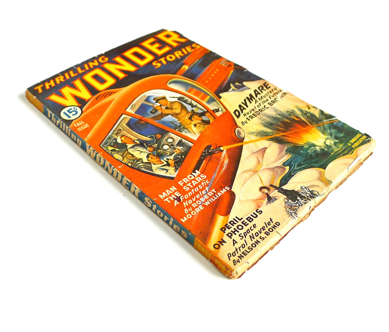 Thrilling Wonder Stories Daymare Mystery Novel Pulp Magazine Fall 1943