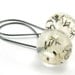 Dandelion Seeds Oxidized Silver Earrings, Botanical Resin Earrings
