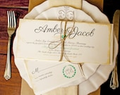 Barn Calligraphy - Wedding or Special Event Invitation on Earth Friendly Cotton Card - Design Fee