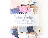 So In Love 25' Wedding Paper GARLAND, Banner, Wedding Decoration, Photo Prop, Home Decor, Birthday, Nursery, Bridal Shower, Baby Shower