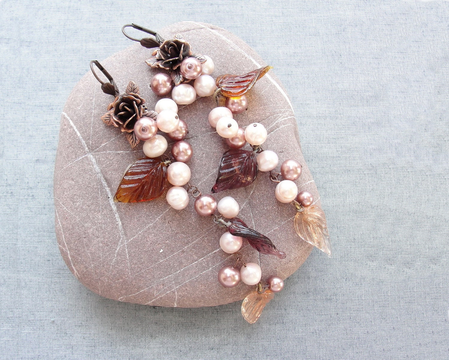 Pearls Delight Long Pearl Earrings