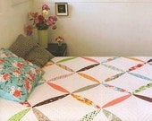 Denyse Schmidt PATTERN - Flower Chain - Quilt and Sham