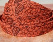 Mandarin Marvel - Handmade Dog Leash 6ft Long Size - Organic Cotton Pet Leash