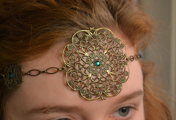Bronze and Green Circlet