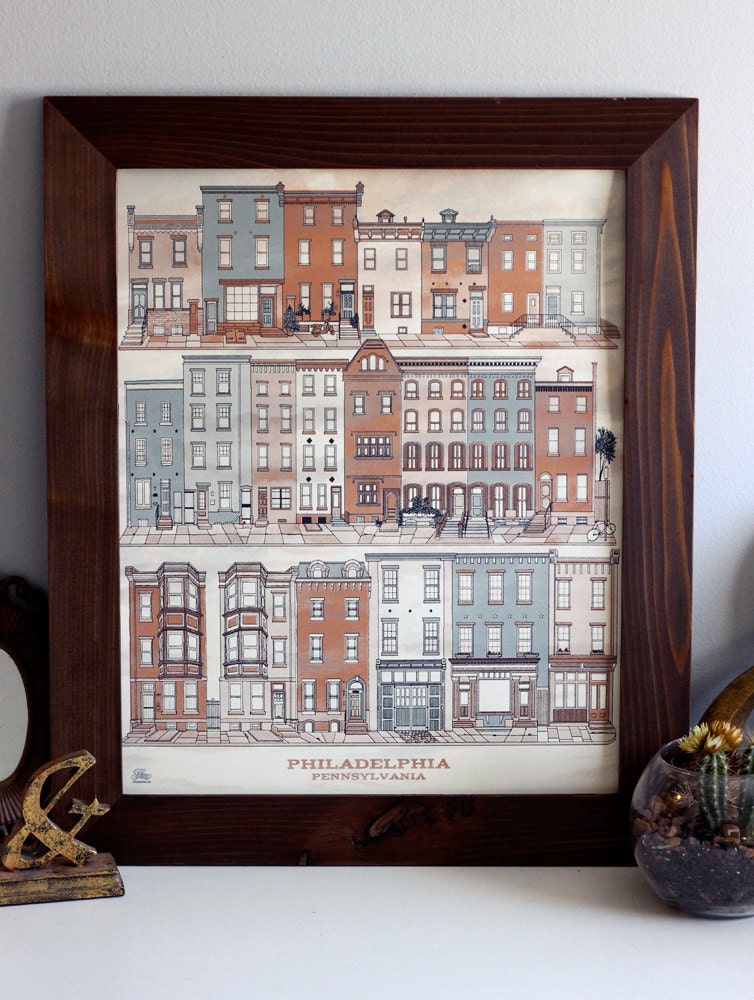 Philadelphia / Philly Silkscreen Limited Edition Art Print - 16x20 hand screenprinted by Hero Design Studio