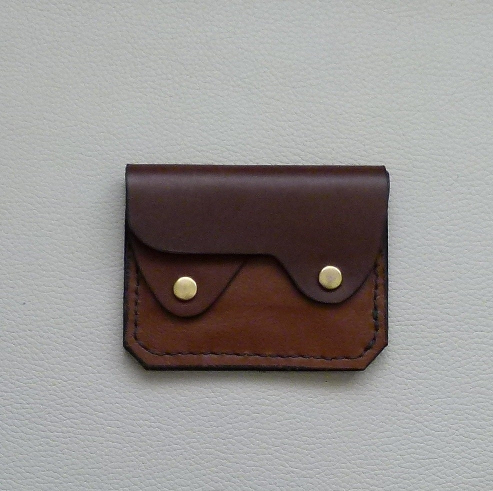Earth Colors  Leather  Wallet / Coin Purse / Card Case