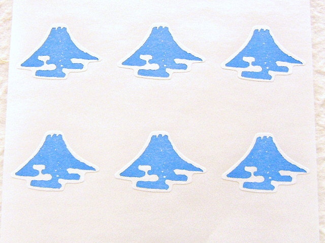 Mount Fuji Stickers Japanese Mountain (S51)