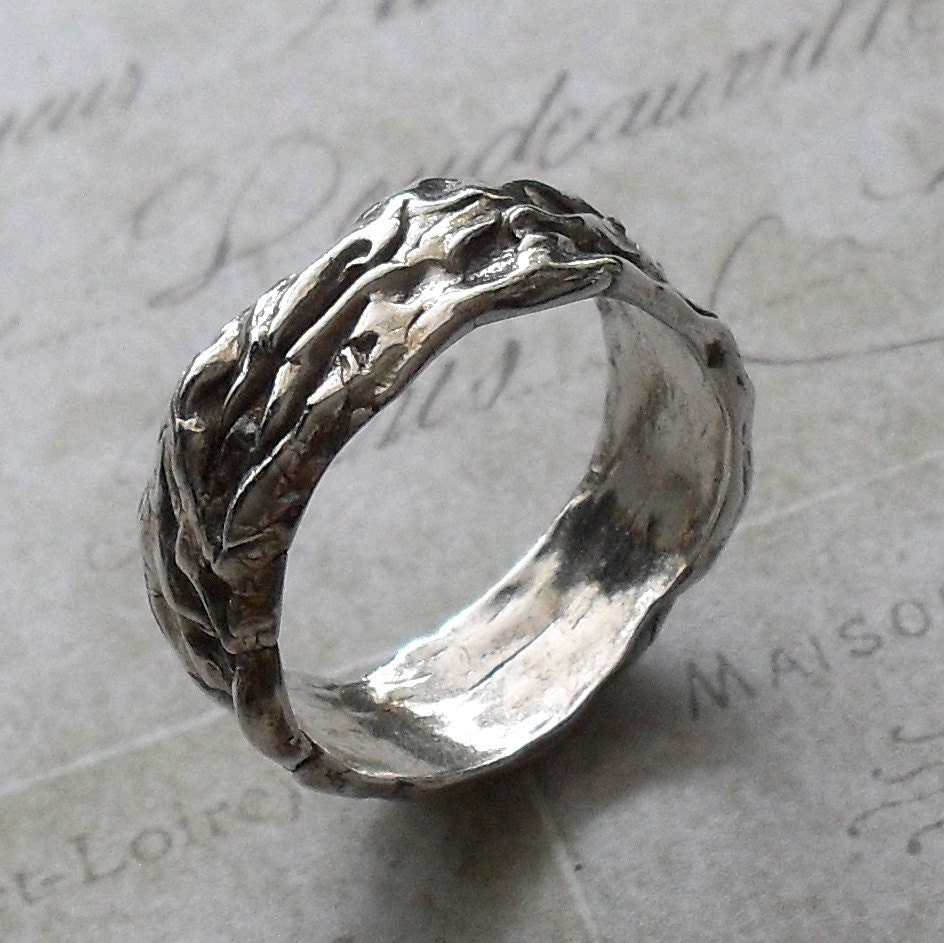 Lapping Waves Fine Silver Organic Ring - Ready to Ship 