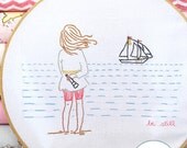 Embroidery Pattern PDF - Be Still