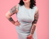 SALE Bluebell Button Frock - Plus Size Vintage - Size 1x 2x  - 14 16