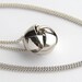 Classic Silver Knot Necklace - Handmade Jewelry - Free Shipping in the US - Summer Fashion