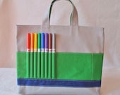 ARTOTE Coloring Bag Crayon Tote Crayon Bag Arts & Crafts Travel in Snowpark