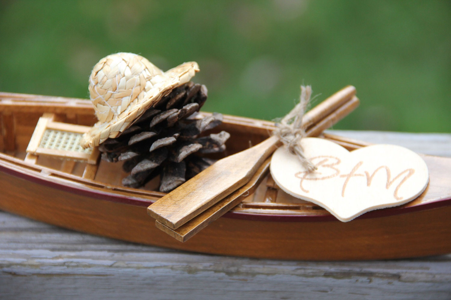 Canoe Cake Topper FREE SHIPPING
