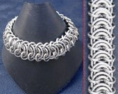 Bracelet - Steel Vertebrae Spine - Stainless Chainmaille