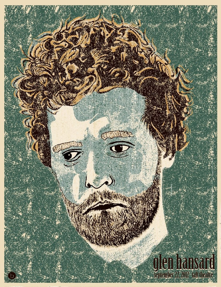 LE Glen Hansard gig poster Taft Theatre Cincinnati, OH