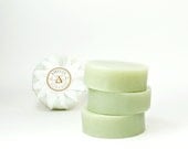 Rosemary Mint Soap Round Soap All Natural Soap Herbal Fragrance Invigorating Scent - Rosemary Mint Soap