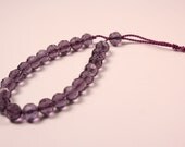 Faceted Amethyst Purple Bracelet Czech Glass