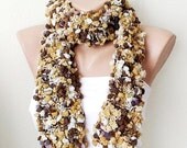 Winter Accessories, Yarn Scarf, AUTUMN colors, Soft Scarf