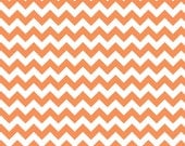 Small Chevron quilt or craft fabric by Riley Blake Designs - Orange Small Chevron- Fat Quarter