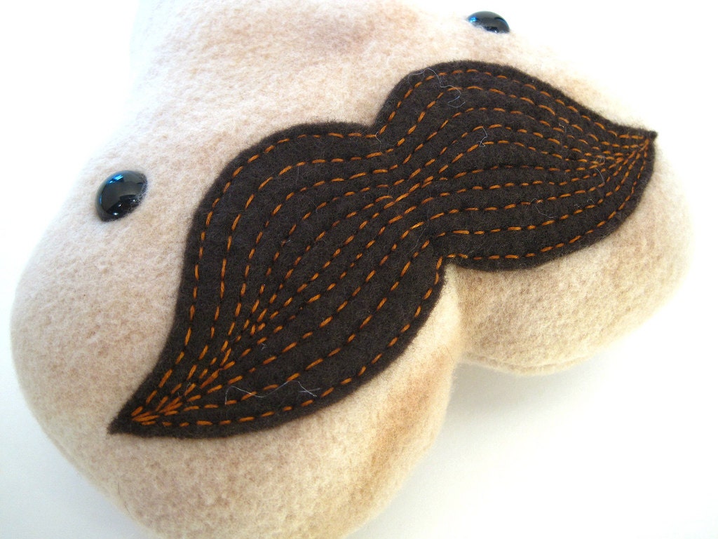 Senor Scrotum Deluxe - MATURE - Plush Mustachioed Balls