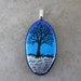 Tree Pendant, Tree Necklace Slide, Nature Jewelry, Tree of Life Pendant, Tree Jewelry - Wildwood - 3759 -2