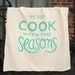 Cook With the Seasons floursack towel