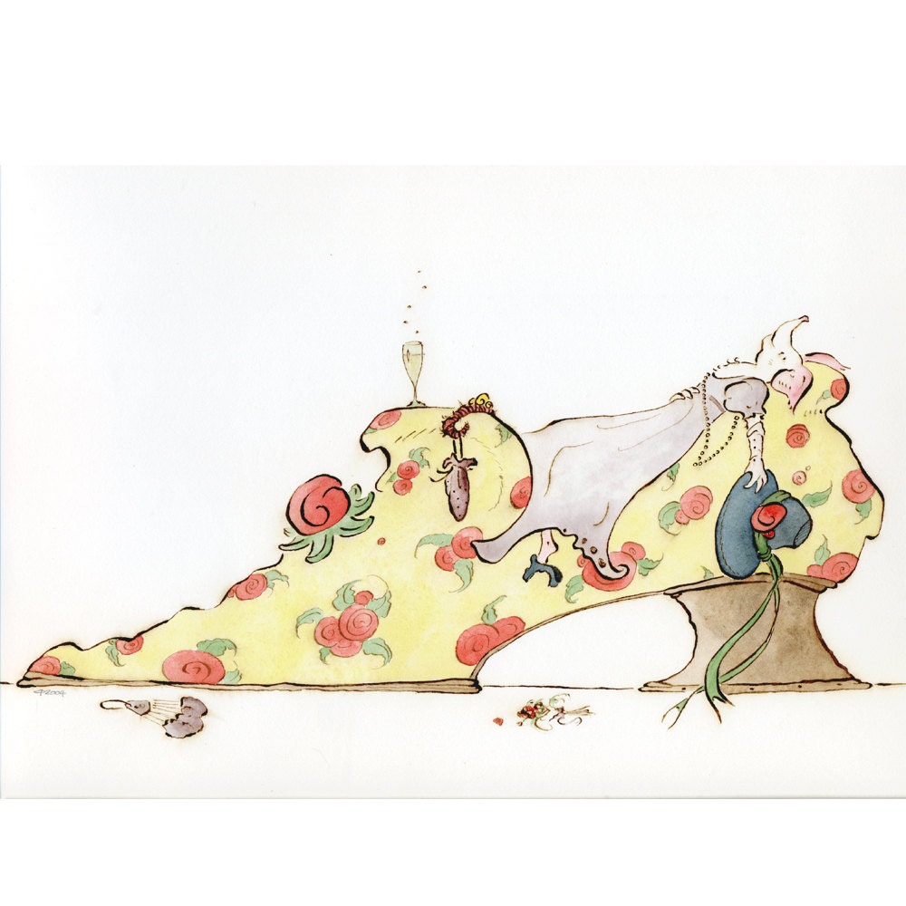 After the Ball original art by Gretel Parker