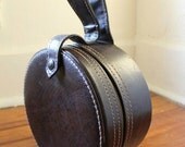 Vintage Hatbox Glamour Snakeskin Print