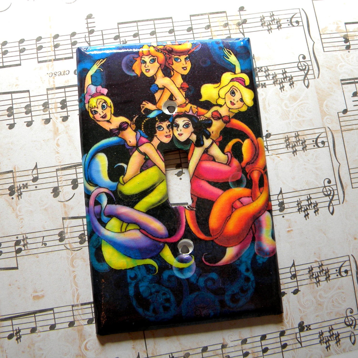 Daughters of Triton Light Switch Cover