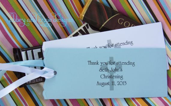 Personalized Baptism Party Favors