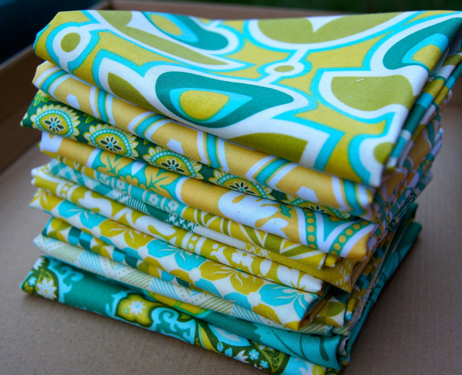 Notting Hill by Joel Dewberry, The Teal Collection Fat Quarter Set
