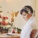 Vintage Inspired Double Orange Blossom Wedding Crown 705