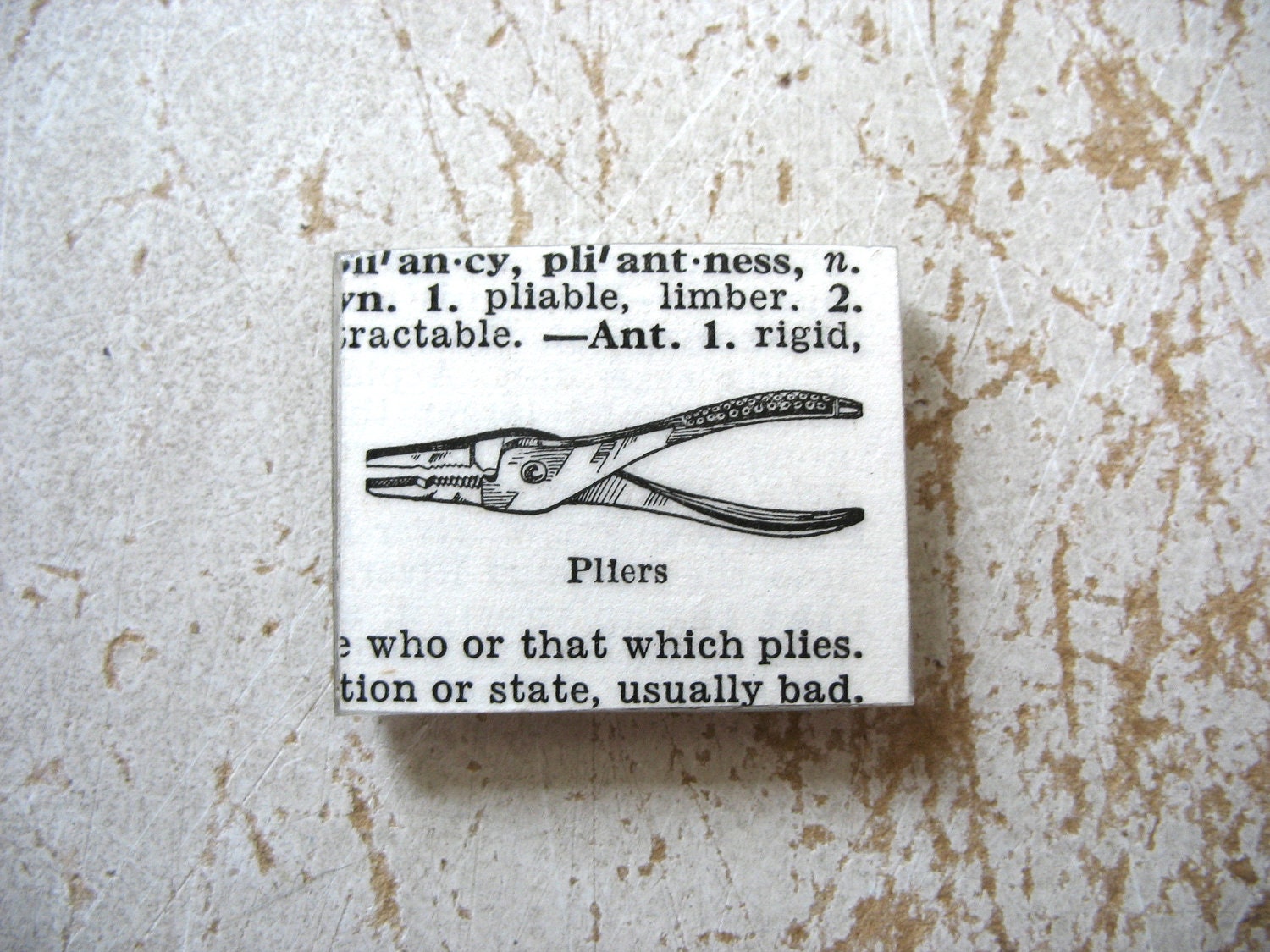Pliers Magnet, Tool Magnet, Magnet, Recycled Upcycled Eco Friendly