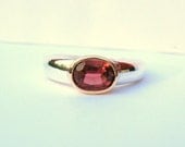 Burnt Orange Tourmaline Ring