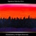 Abstract Landscape Painting ORIGINA "Winter Sunset" contemporary acrylic painting by QiQiGallery