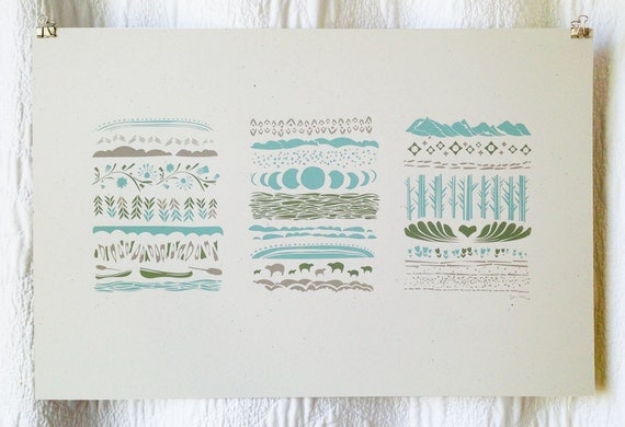 Day At Camp Screen Print