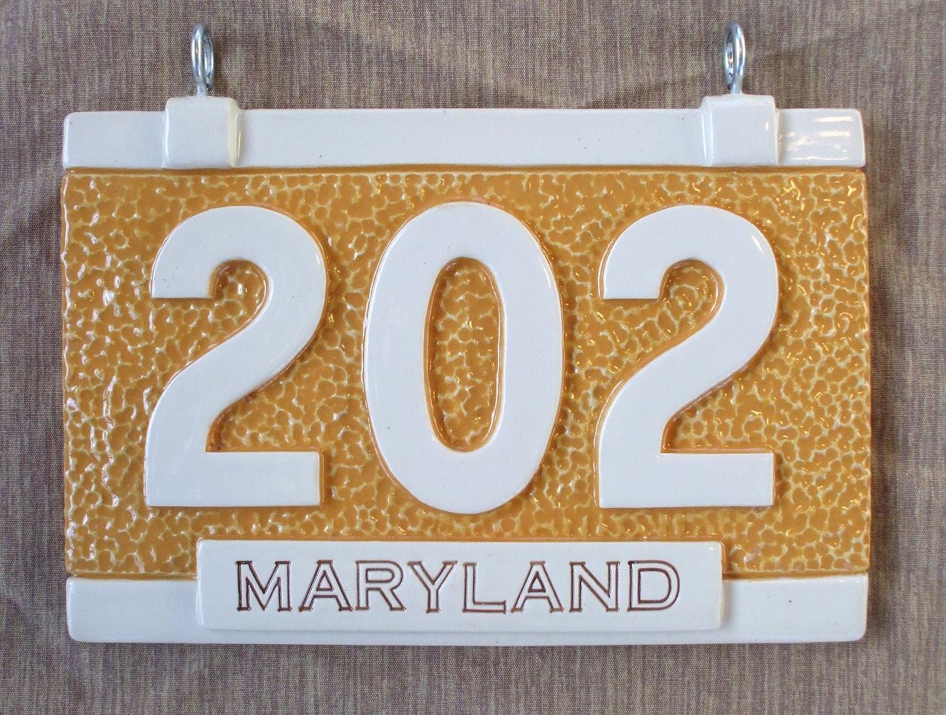 Ceramic House Sign Number Plaque for Lamp Post / Wall Mount