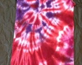 Tie Dye A Line Tank Top ADULT LARGE
