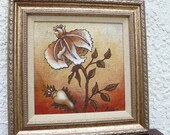 Flower V, mixed media original artwork