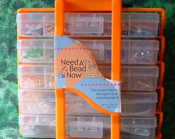 DIY ULTRA Czech Glass BEAD Kit - Tools Carrying Case - Top Quality Beads - For Beginner or Advanced Beaders