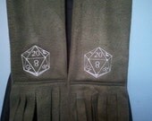 Fleece Scarf - Olive Green D20 Edition