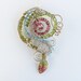 Blooming Vine Sterling and Gemstone Necklace