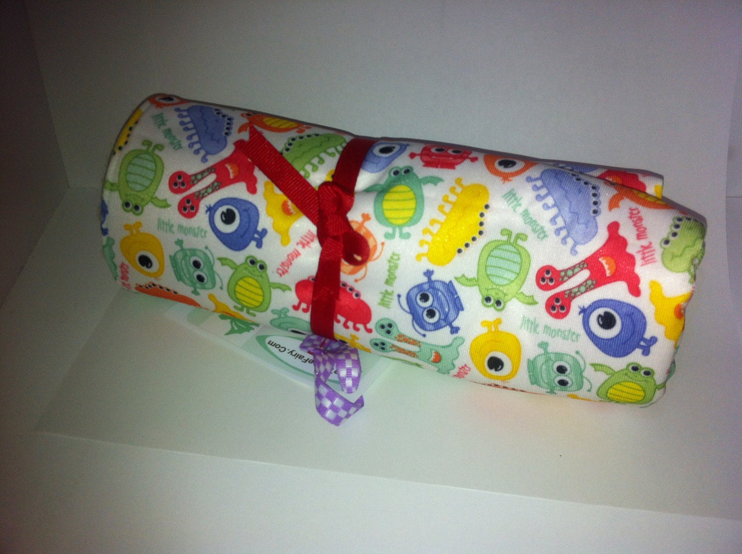 Monster /Alien Baby Boy Changing Pad - Waterproof PUL