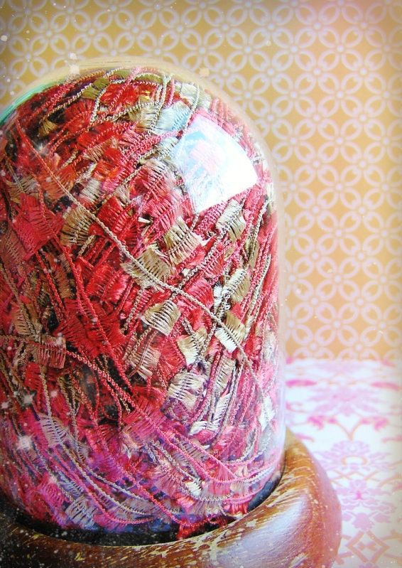 Rose and Sand Kite-tail Garland /Trim - luxe novelty party wedding embellishment holiday craft decor supply - 15 yards